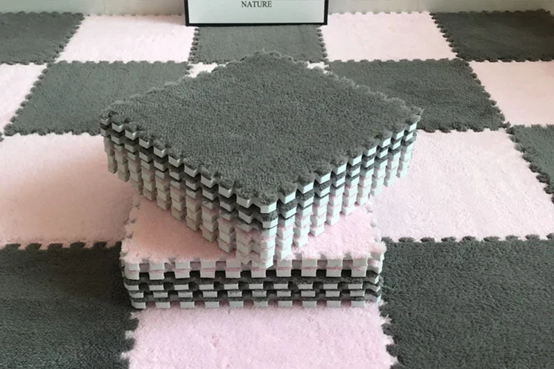 20 Pieces Set Modular Velvet Play Mat-11