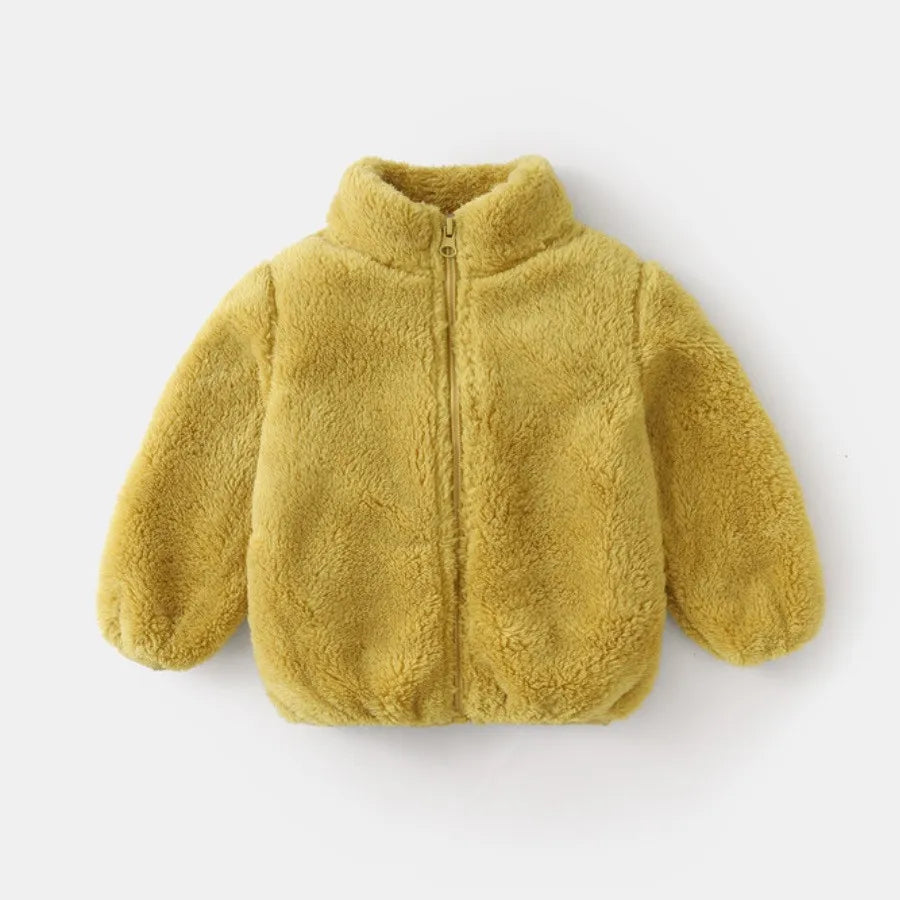 Kids Plush Warm Jacket-3