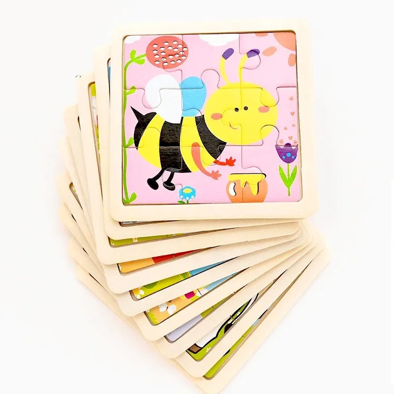 9pcs wooden toy jigsaw-0