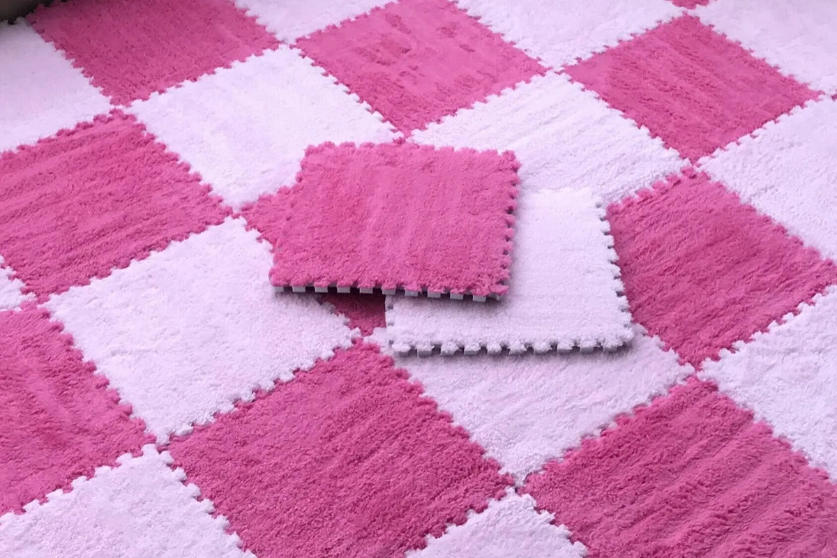 20 Pieces Set Modular Velvet Play Mat-13