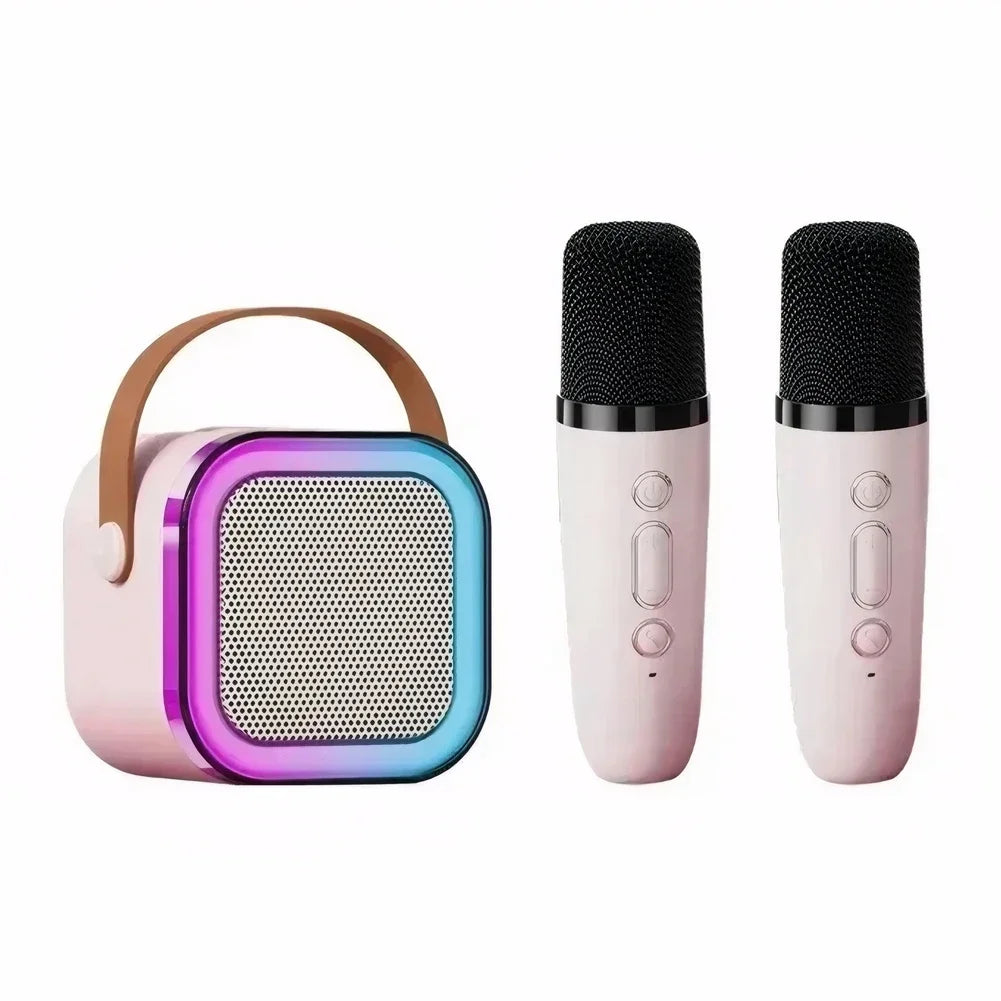 Mini Karaoke and Adults Bluetooth 1 or 2 Microphones-4