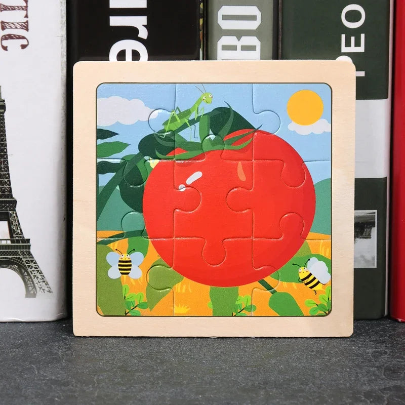 9pcs wooden toy jigsaw-34