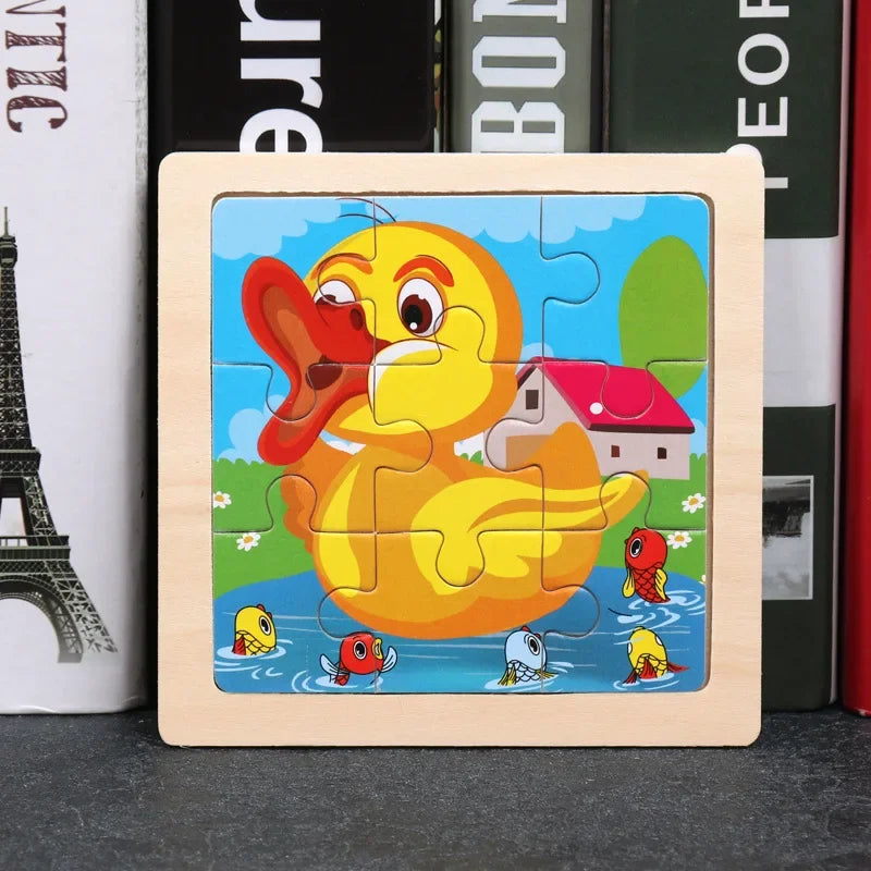 9pcs wooden toy jigsaw-13