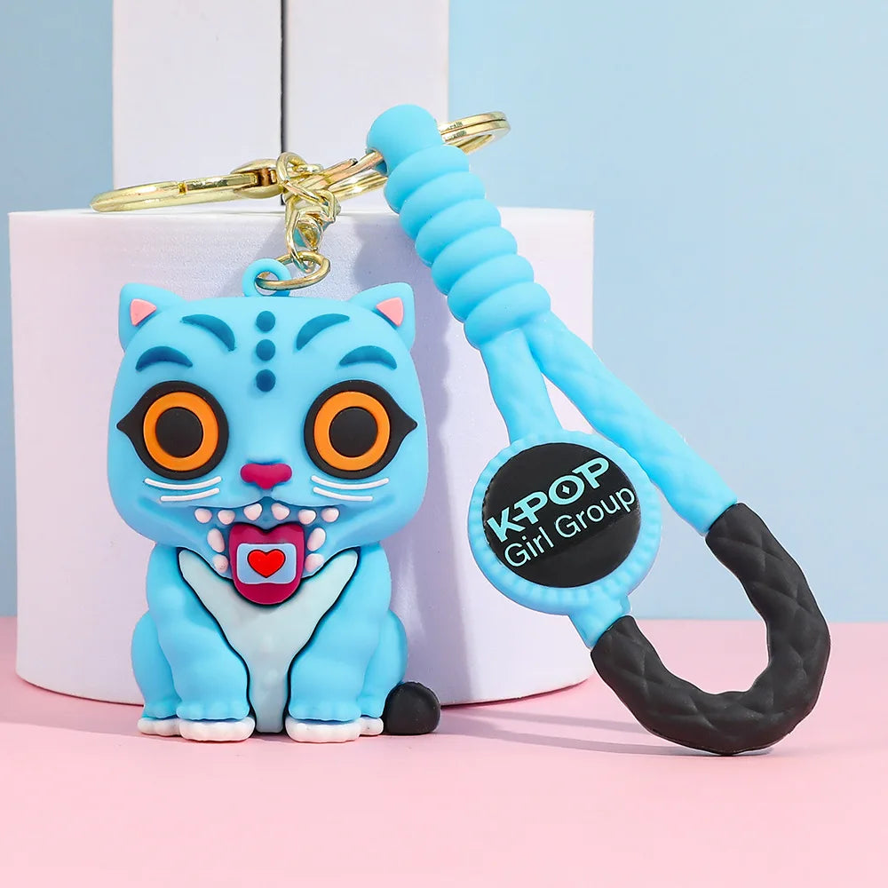 Trendy KPop Figure Keychain – Collectible Piece-7