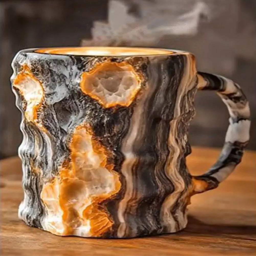 Mineral Crystal Coffee Mug | Colorful Elegant Resin Cup for Coffee, Tea &amp; More StepUp Coffee
