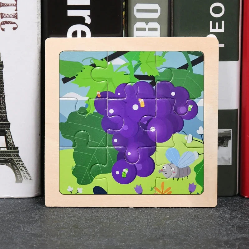 9pcs wooden toy jigsaw-37