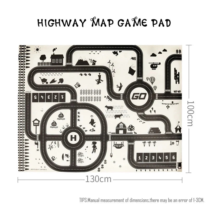Children's Play Mat "Streets in the City"-4
