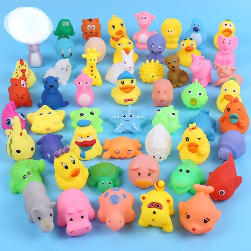 10pcs floating animal toys-4