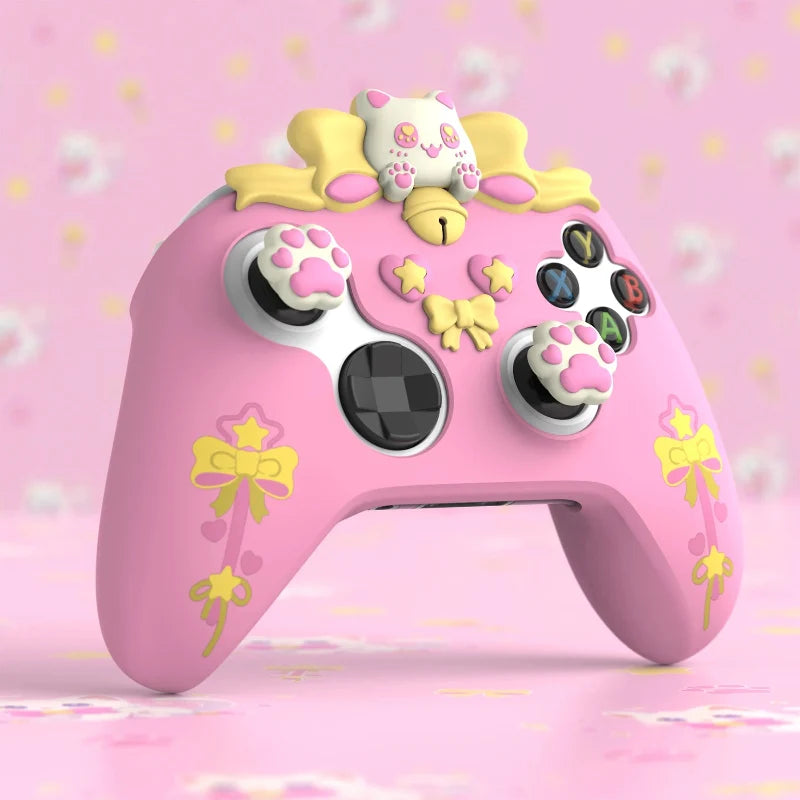 PlayVital Kawaii Cat Xbox Controller Cover