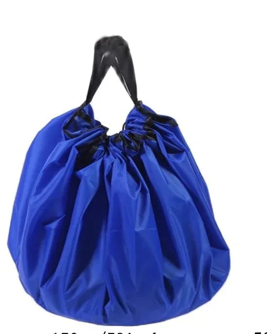 Blue Toy Storage Bag & Play Mat 50cm Portable Toys Organizer-1