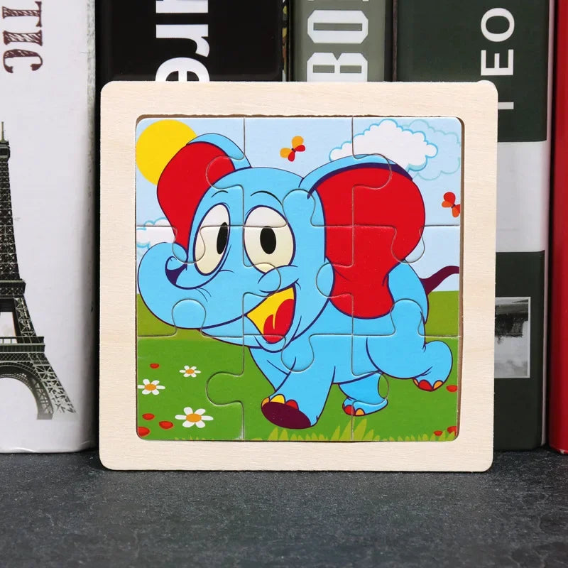 9pcs wooden toy jigsaw-16