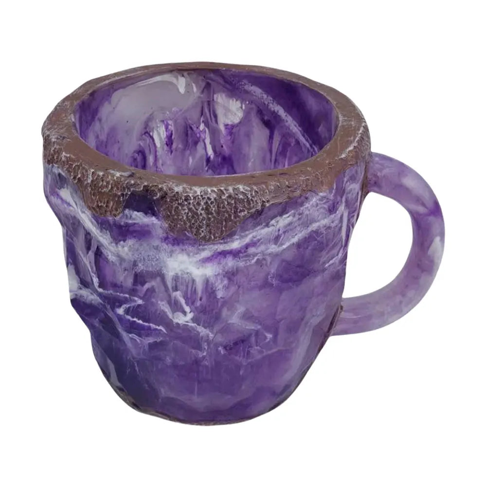 Mineral Crystal Coffee Mug | Colorful Elegant Resin Cup for Coffee, Tea &amp; More StepUp Coffee