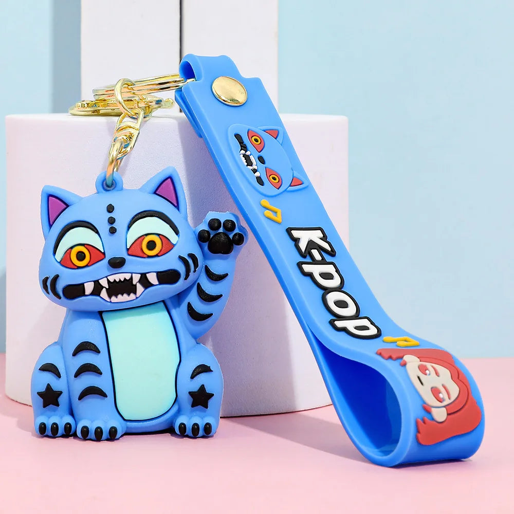 Trendy KPop Figure Keychain – Collectible Piece-12