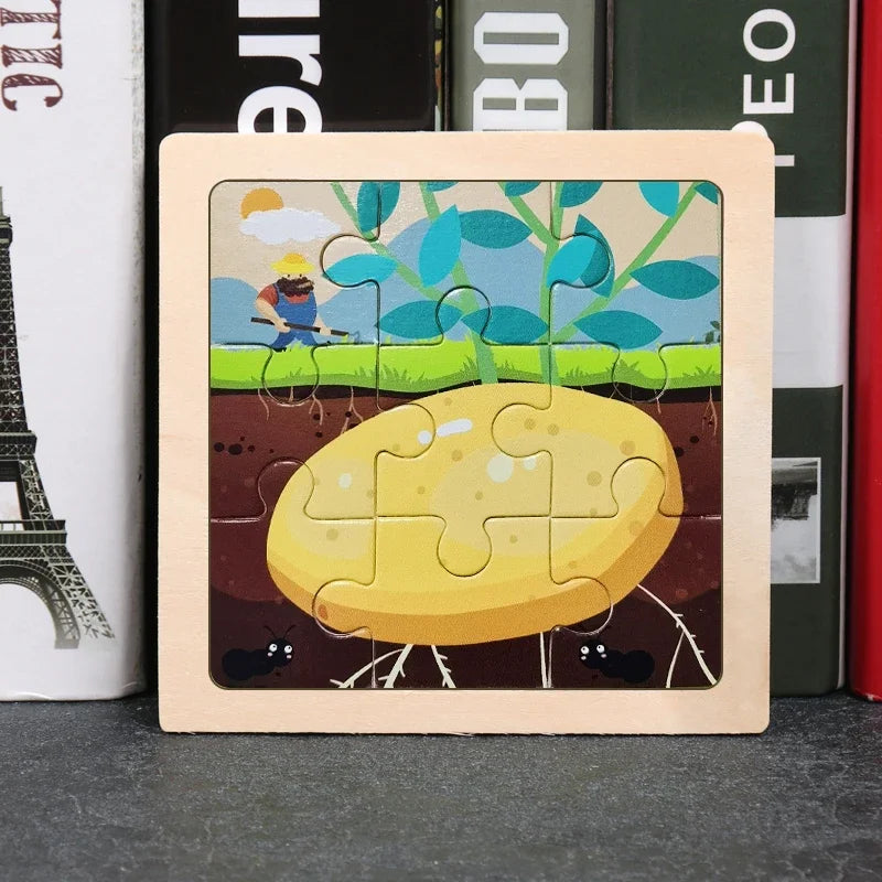 9pcs wooden toy jigsaw-33