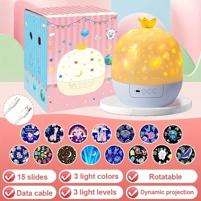 Fantasy Projector Night Light – Kids Gift-3