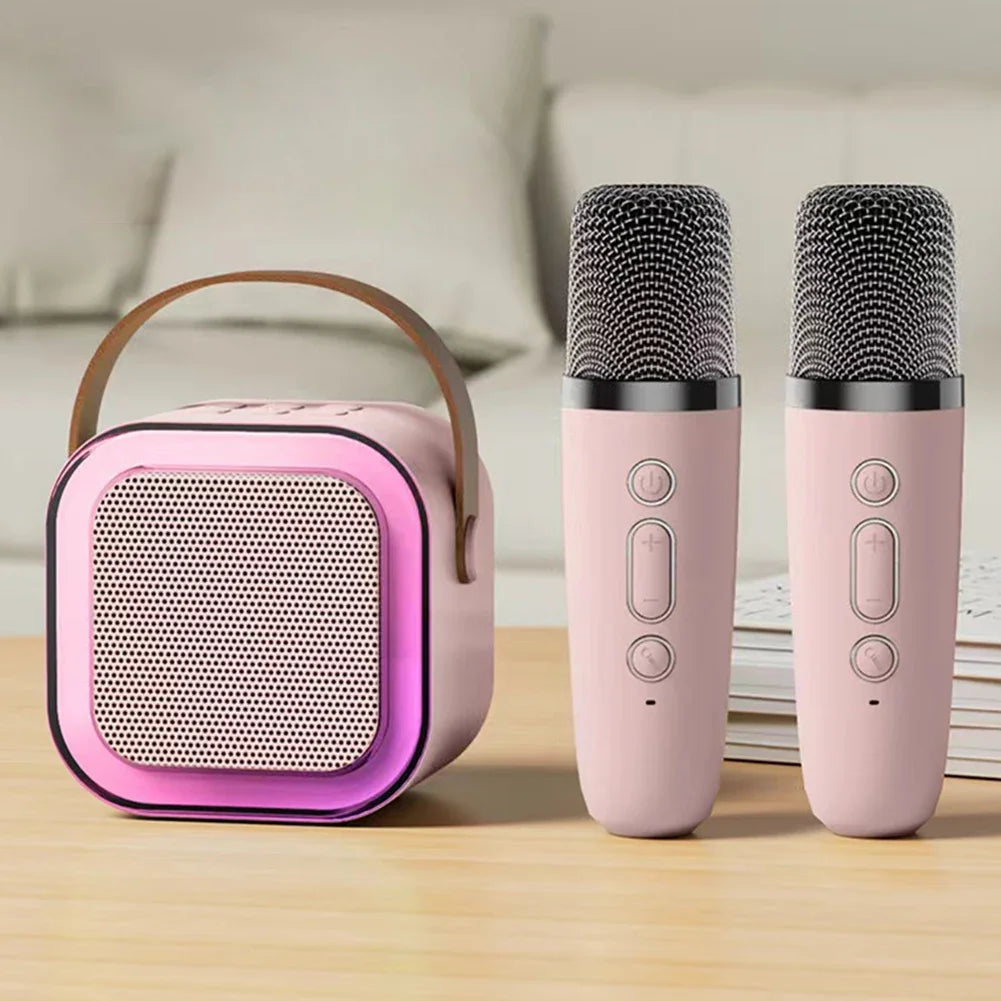 Mini Karaoke and Adults Bluetooth 1 or 2 Microphones-2