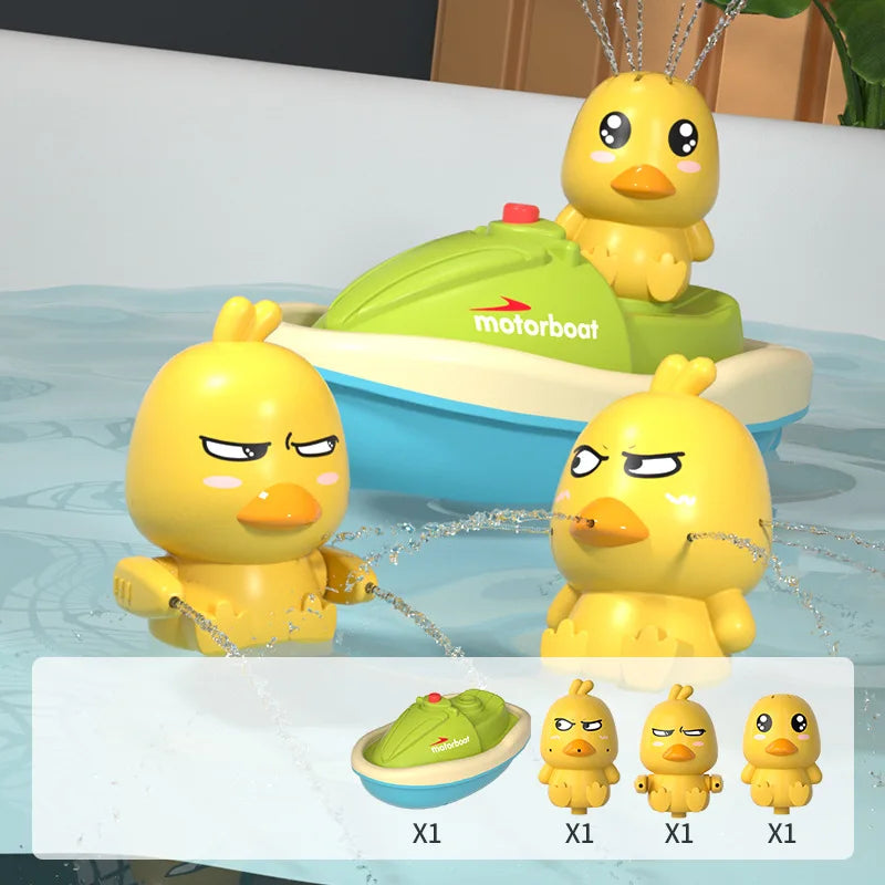 Bath Toy splashing ducks-6