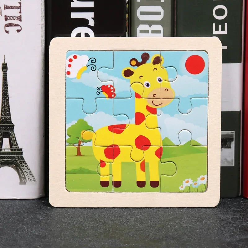 9pcs wooden toy jigsaw-7