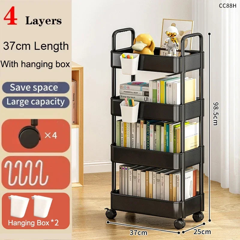 Storage Organizer with wheels For Children-5