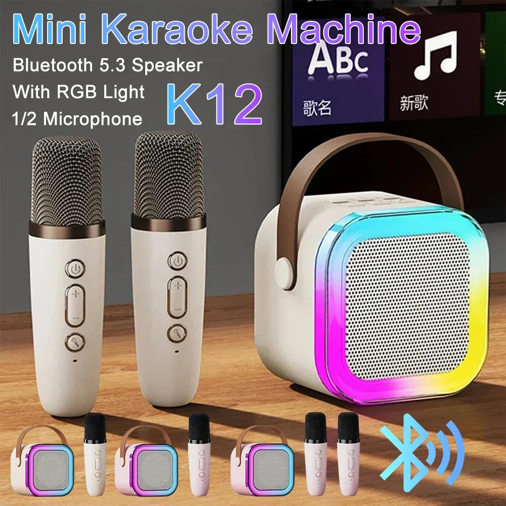 Mini Karaoke and Adults Bluetooth 1 or 2 Microphones-0