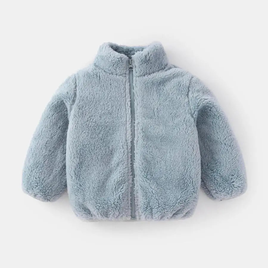 Kids Plush Warm Jacket-5