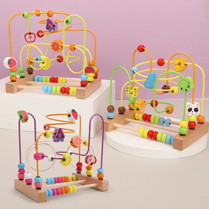 Wooden Maze Toy for children-0