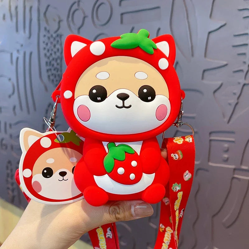 Kawaii Shiba Crossbody Bags