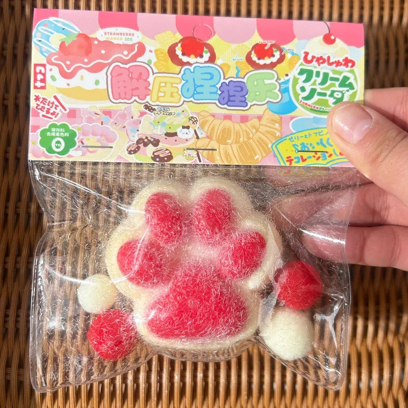 Cat Paw Mochi Squishy Fidget Toy Plush-23