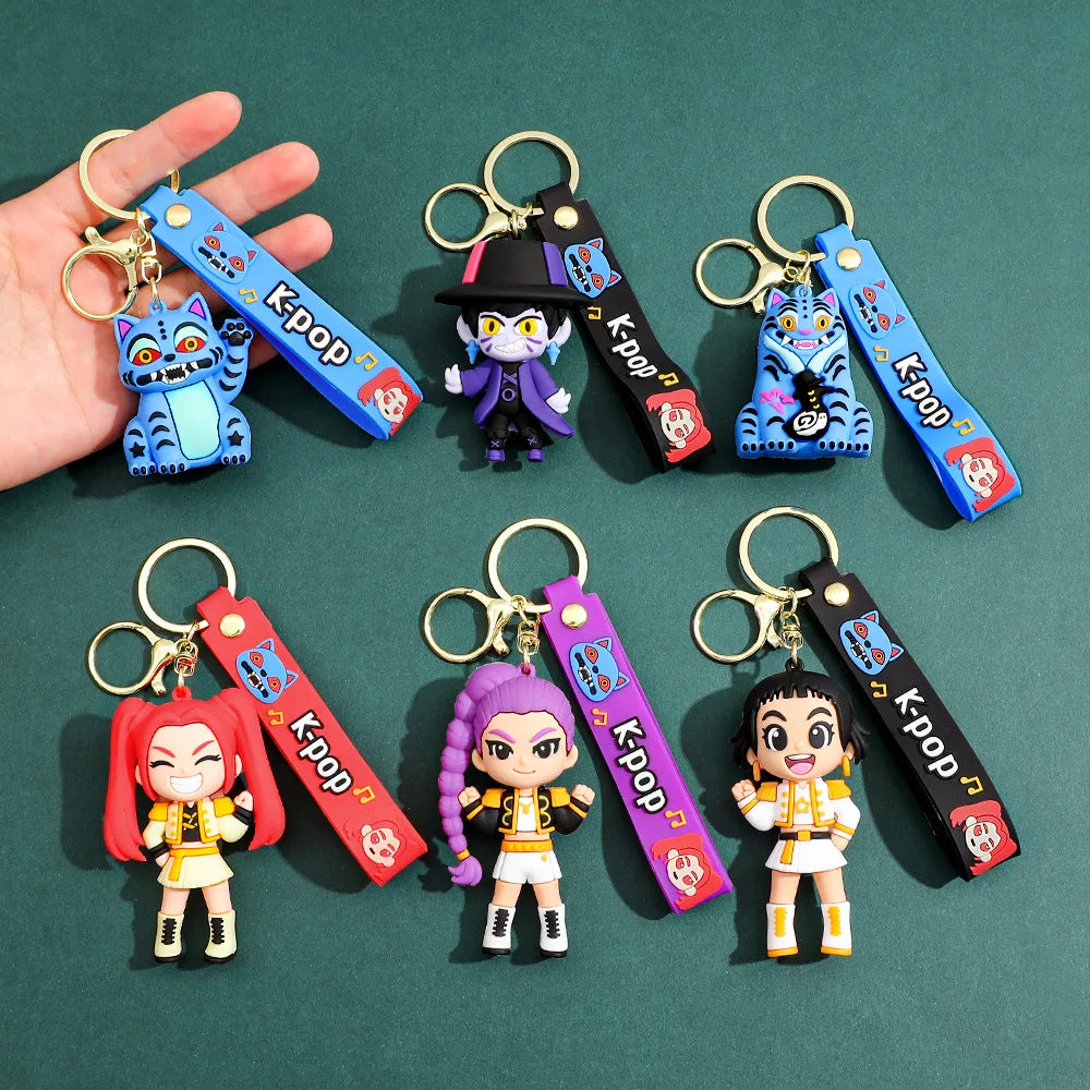 Trendy KPop Figure Keychain – Collectible Piece-2