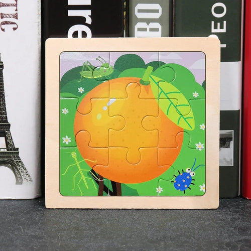 9pcs wooden toy jigsaw-30