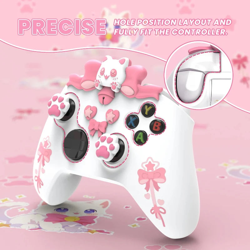 PlayVital Kawaii Cat Xbox Controller Cover