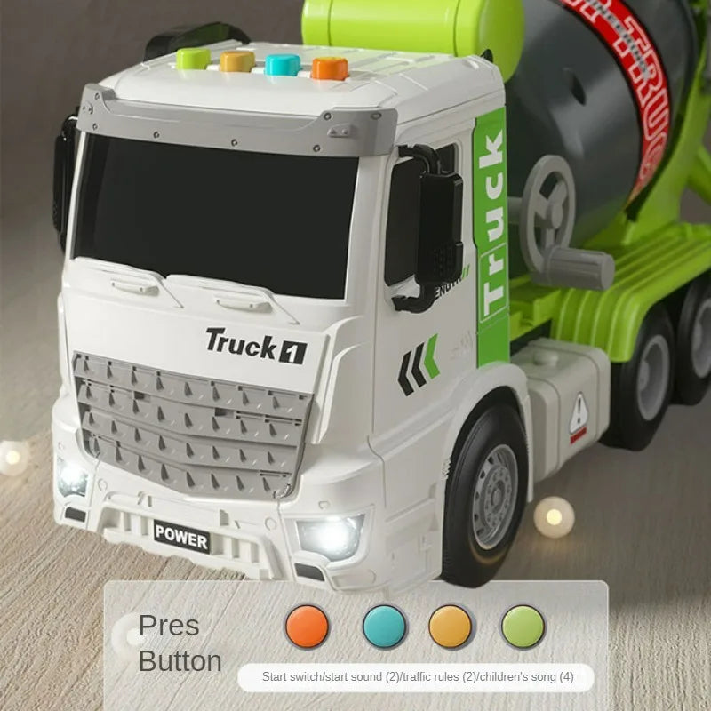 Electric Concrete Mixer Toy with Balls-1