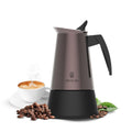 Cecotec Italian Coffee Maker Piccolina 600 Bronze 10 cups stainless steel durable