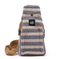 Body Cross Bag Cotton - Tan & Navy