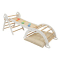 BoPeep Kids Climbing Toys Sets Toddler Toys Triangle Arch Climber Indoor White-0