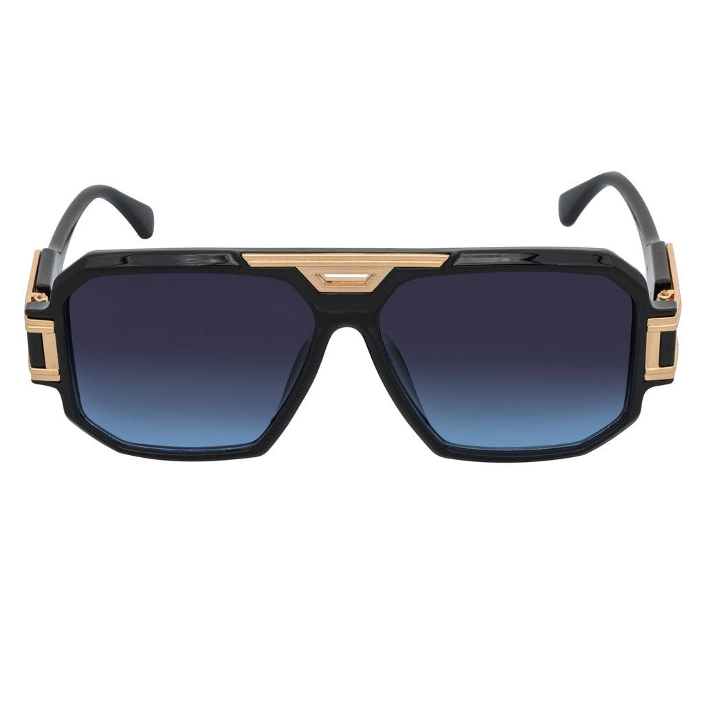 LEGEND - Square Sunglasses Black Blue-Lavender Fade