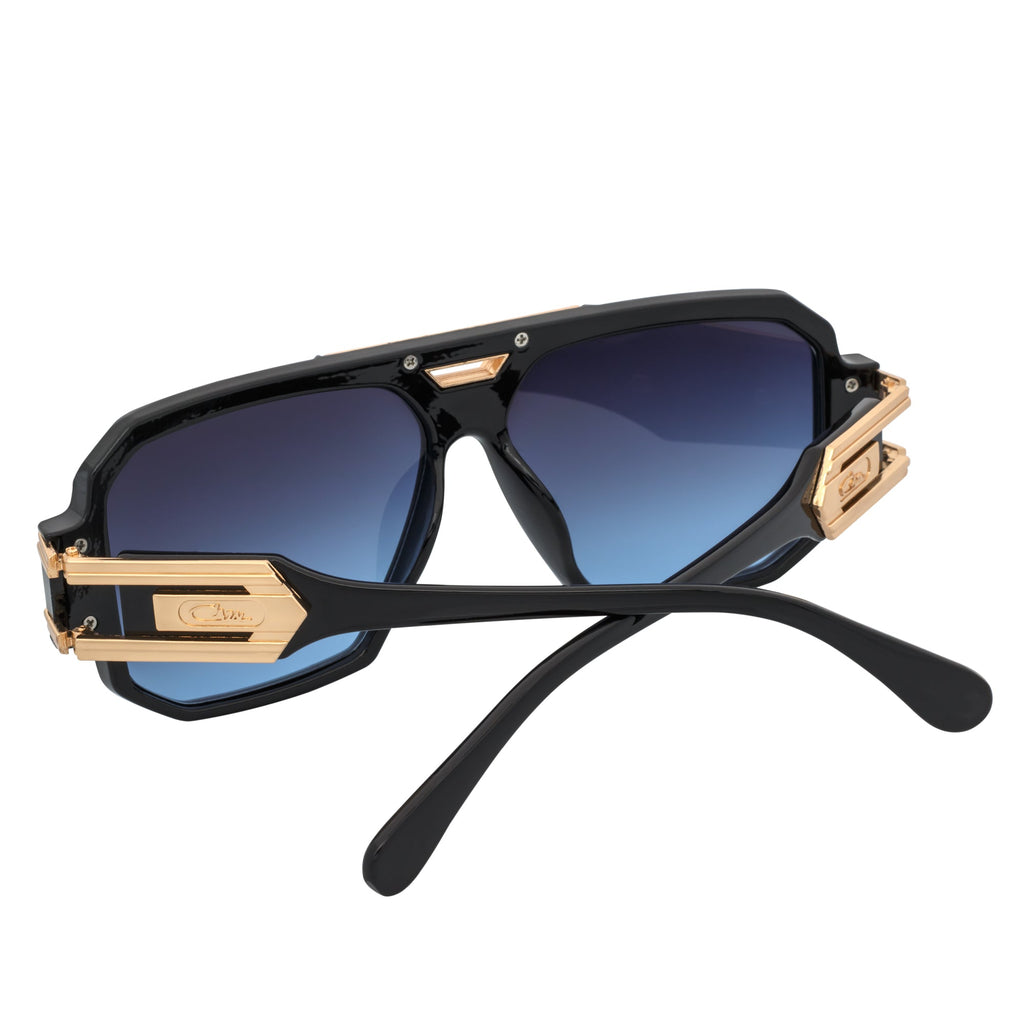 LEGEND - Square Sunglasses Black Blue-Lavender Fade